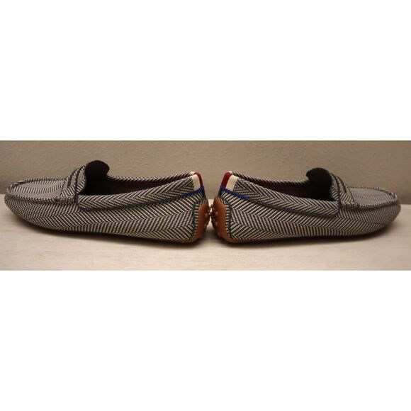 Rothy’s 069-033 Women's Sz 10 Gray/Iron Herringbone "The Driver" Loafers - Picture 11 of 16
